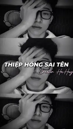 THIỆP HỒNG SAI TÊN