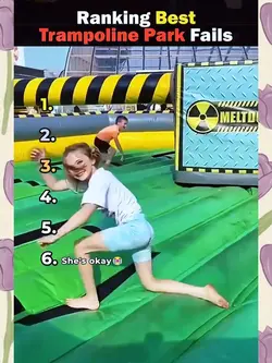 trampoline park fail