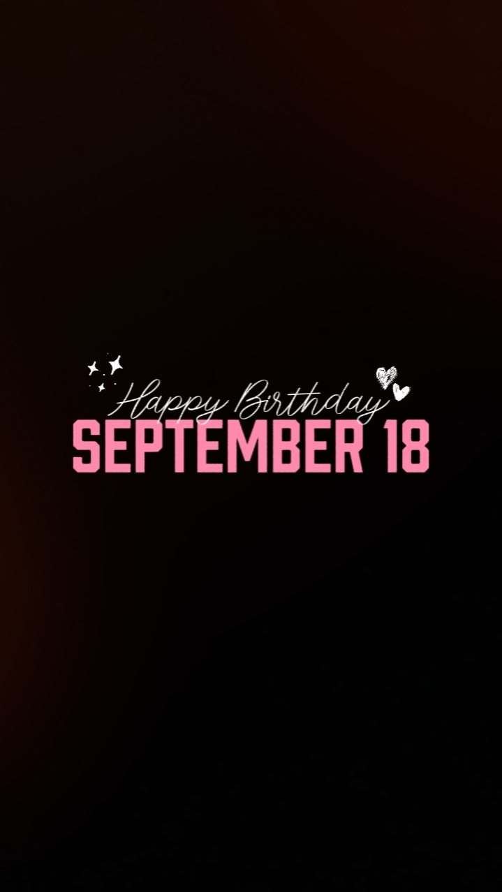 Cumpleaños 18 de septiembre