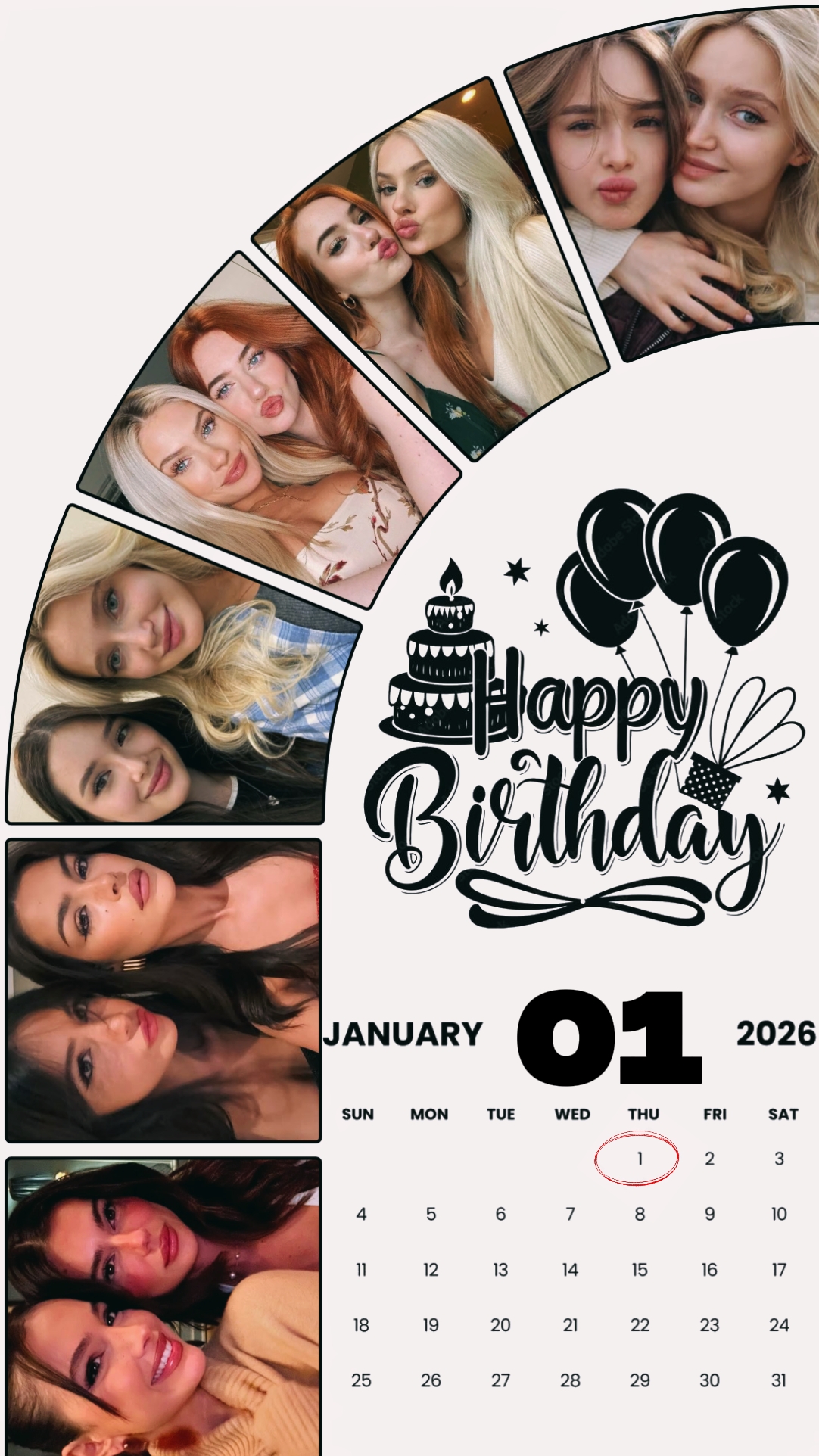 FELIZ CUMPLEAÑOS 01 DE ENERO DE 2026