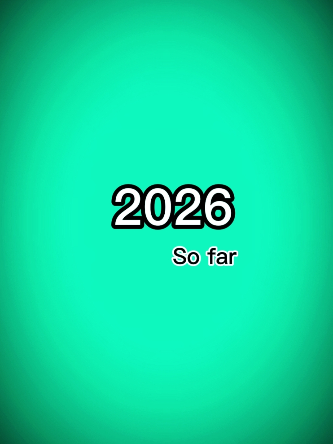 2026 so far 