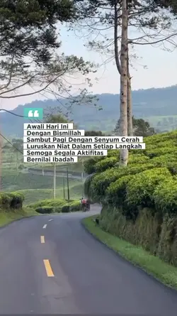 awali hari ini 
