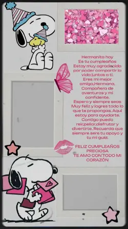 feliz dia hermanita