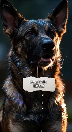 Dog Rain Effect