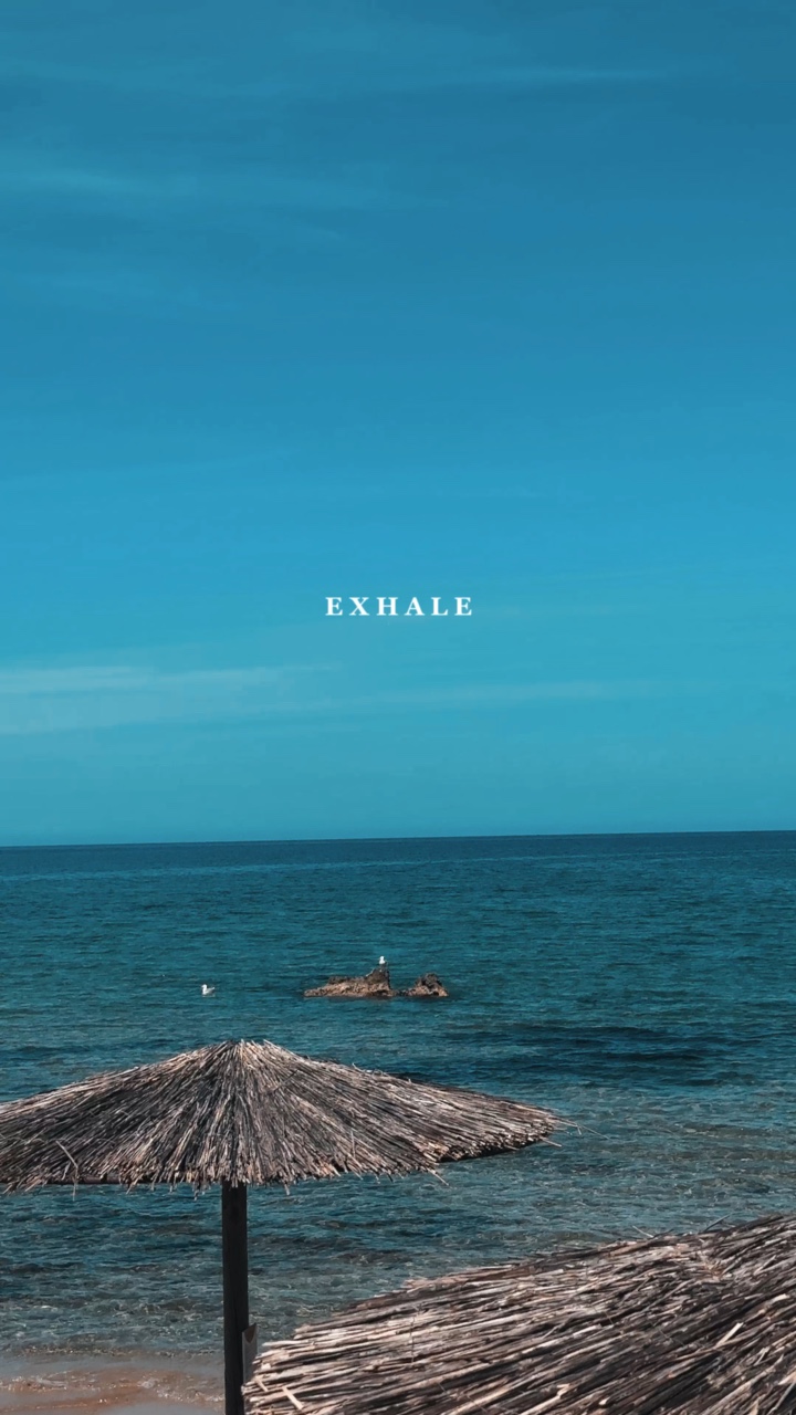 Exhala las olas del océano