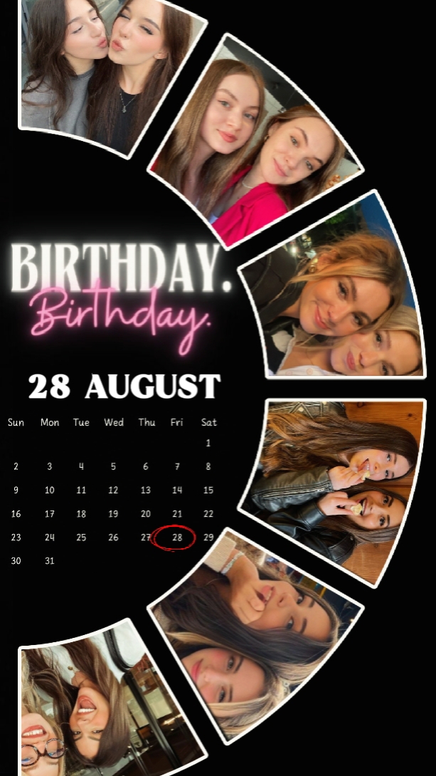BIRTHDAY 28 AUGUST 