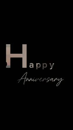 happy anniversary