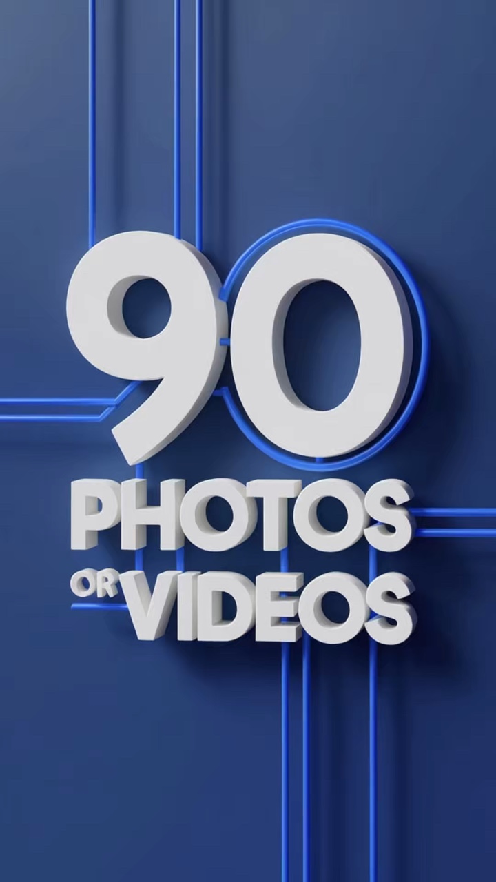 90 fotos o videos