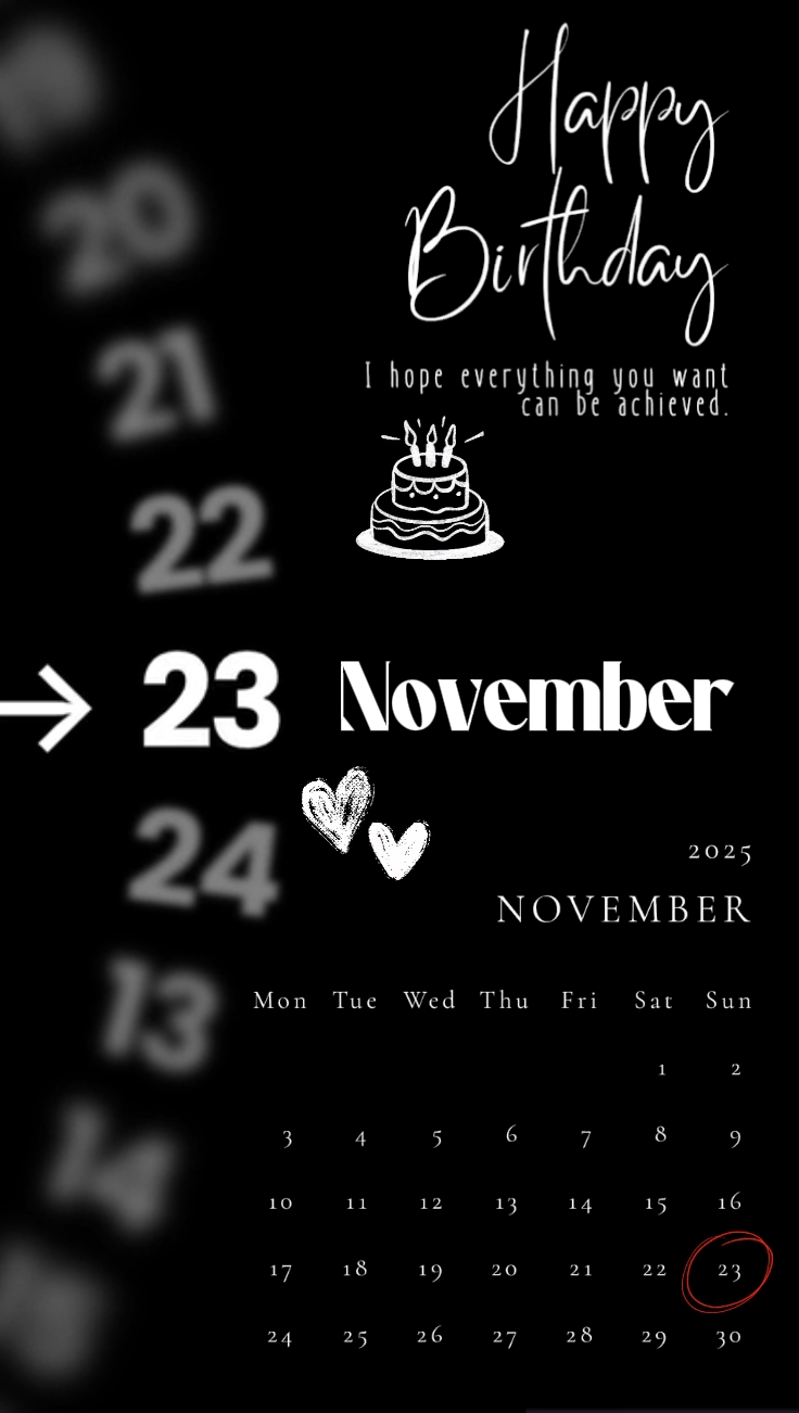 Happybirthday 23Nov