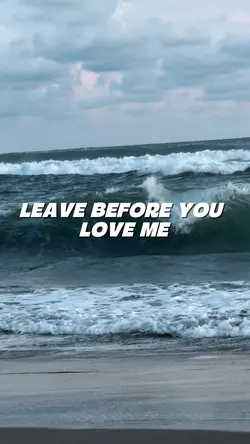 LEAVE BEFORE YOU 