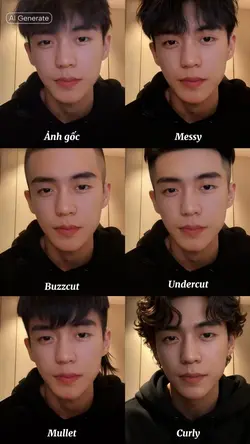 6 kiểu tóc AI