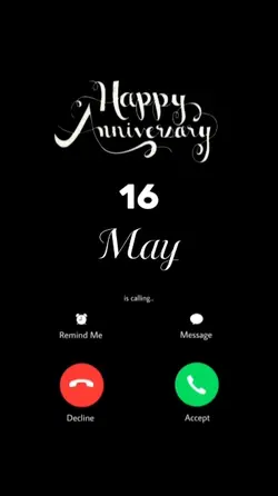 ANNIV 16 MAY CALLING