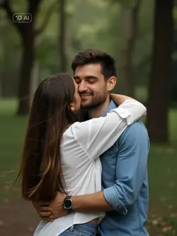 Hug Couple Ai 