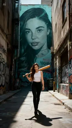 Graffiti walking AI