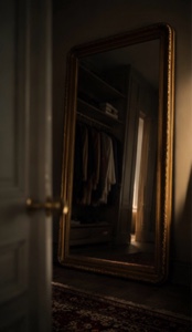 Closet Mirror Reveal