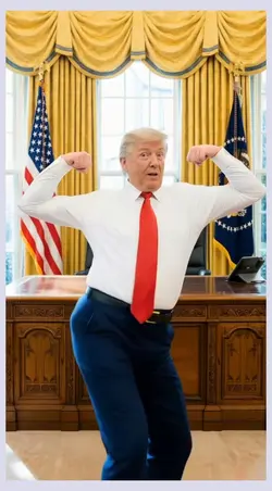 Dancing Trump