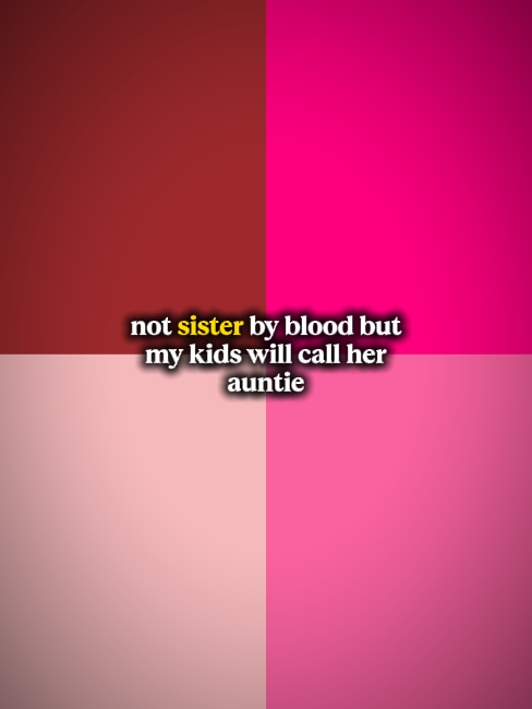 No hermana de sangre 