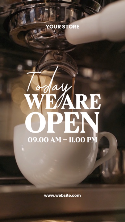 We Are Open