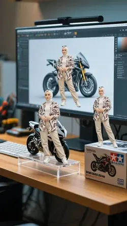 miniatur nya pakai y