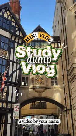 Study vlog