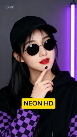 AI NEON PORTRAIT