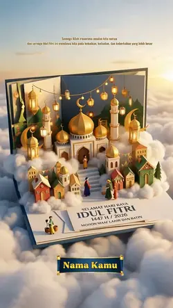 Kartu ucapan lebaran