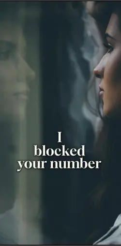 Blocked your number 