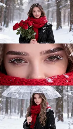 SCHNEEFOTOSHOOTING
