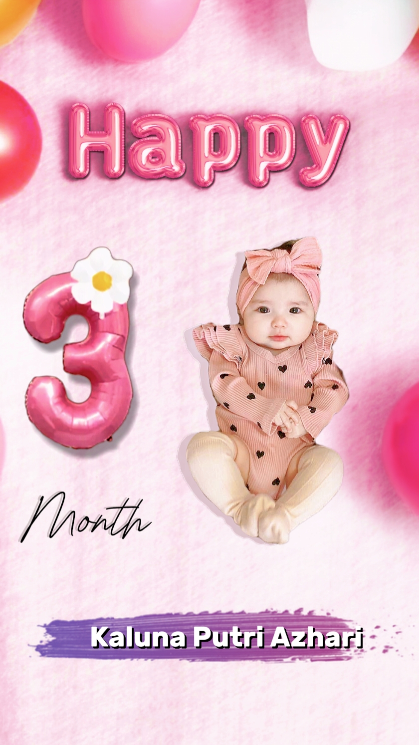 Happy 3 Month Baby