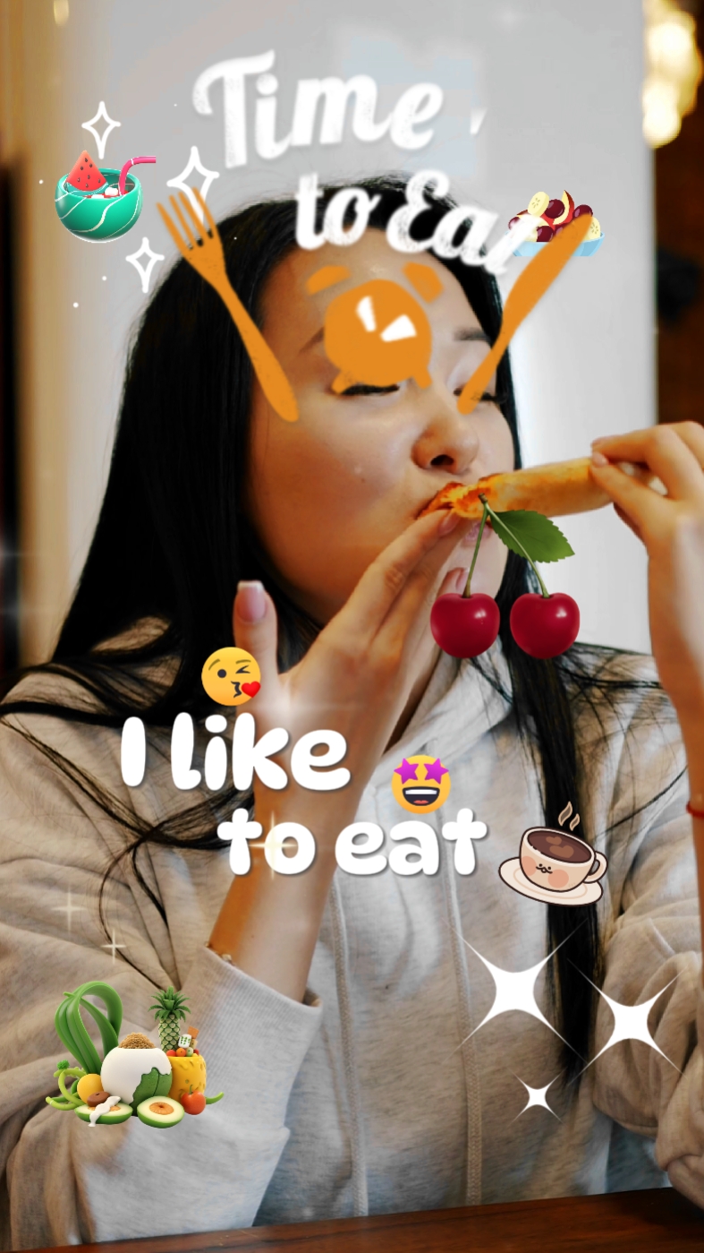 i like to eat
