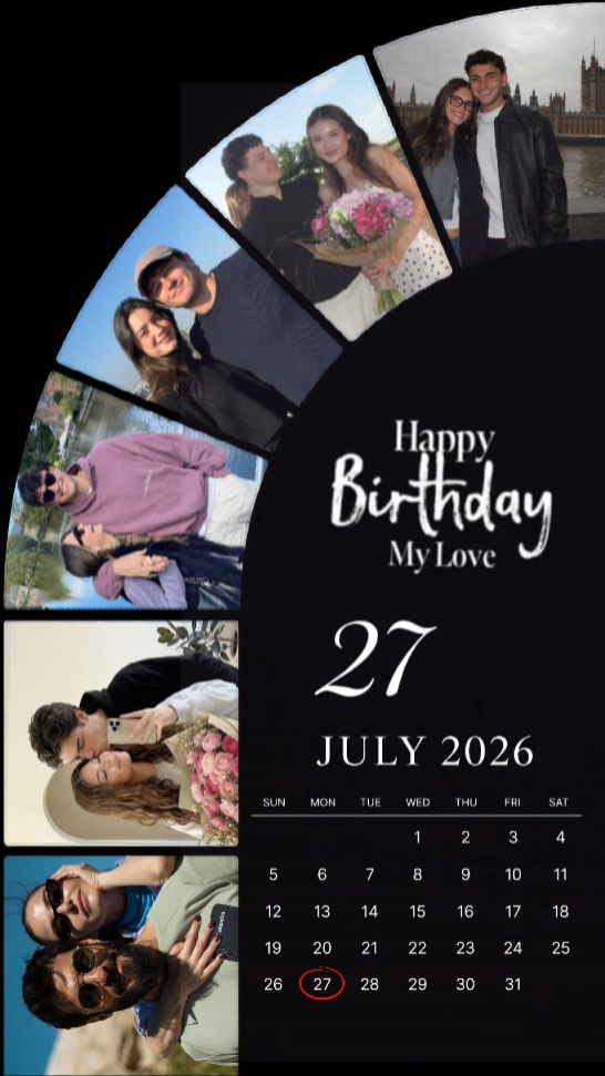 HBD LOVE 27 JULY 