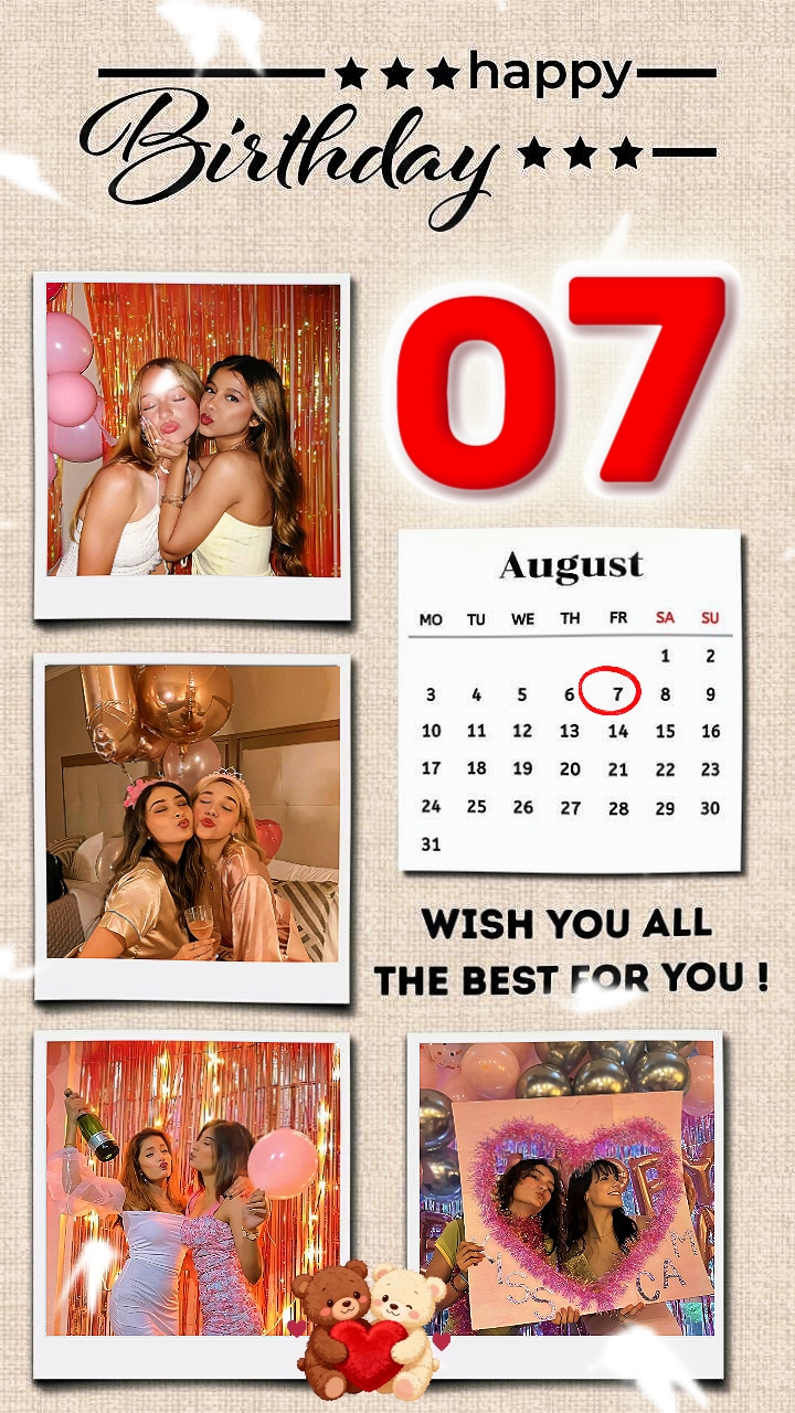 HBD 07 Agustus 2026