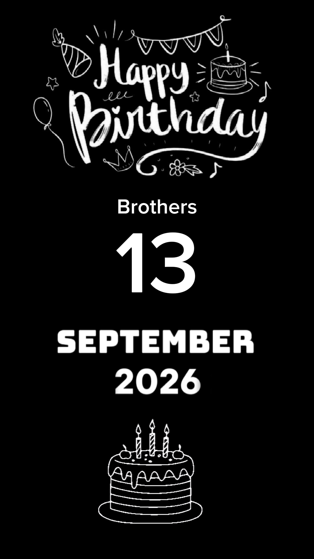 HBD 13 Sept Brothers