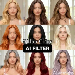 9 Hairs Color