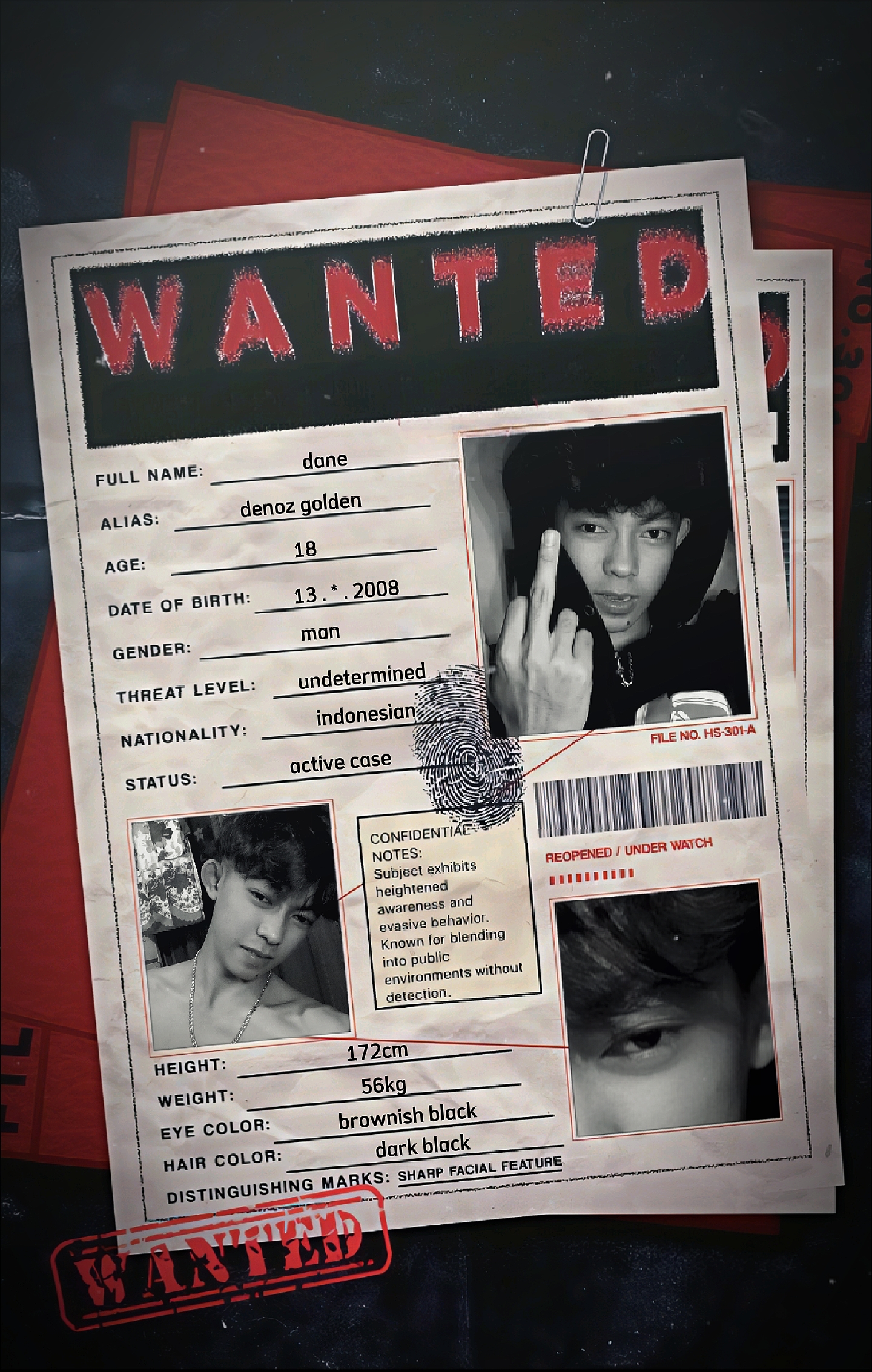 Poster Case Killer