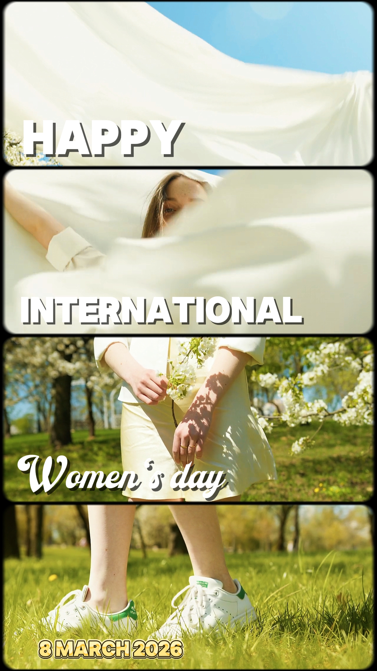 Feliz dia da mulher 