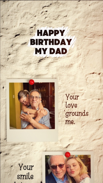 Feliz aniversário pai