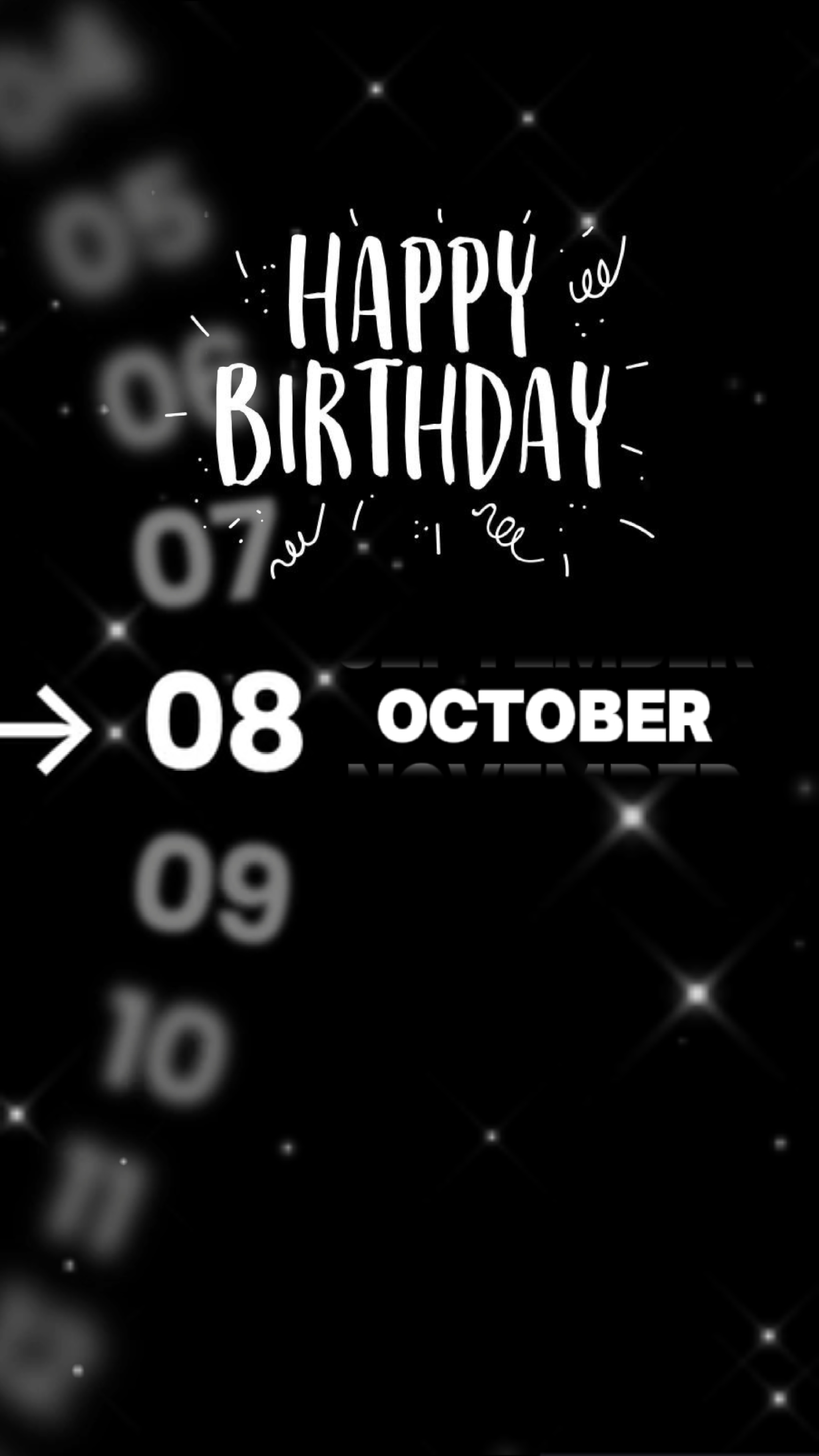 HBD 8 OCTOBRE