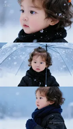 Baby winter photo