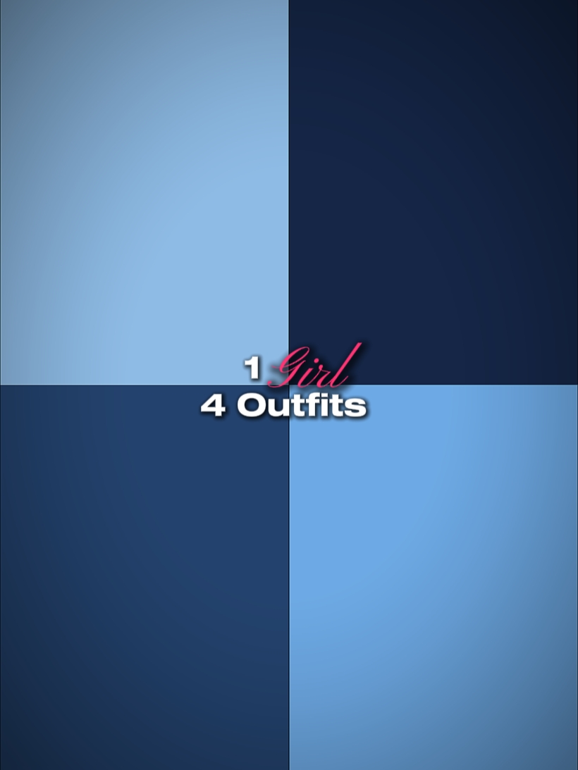 1Mädchen, 4Outfits 