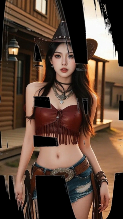 Cowboy-Mädchen