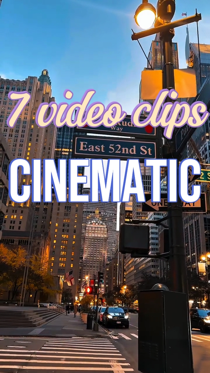 7 clips cinématiques