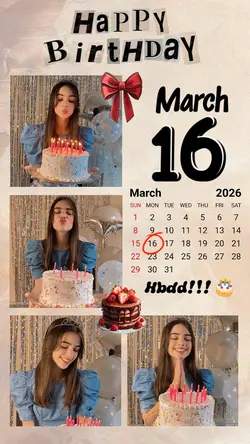 birthday 16 march