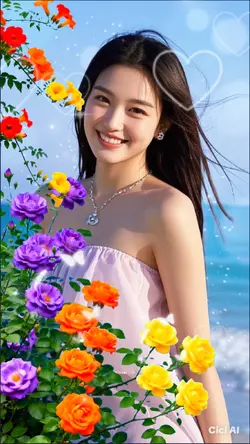 the beauty and rose