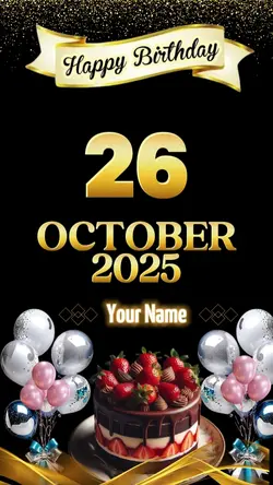 BIRTHDAY 26 OCTOBER 