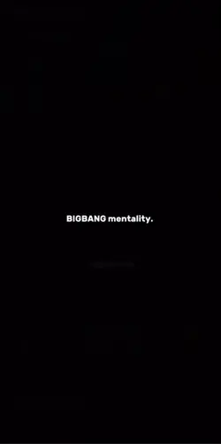 BIGBANG mentality😭