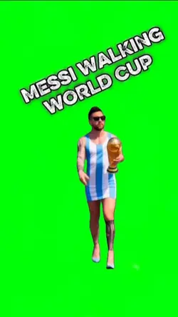 MESSI WALKING