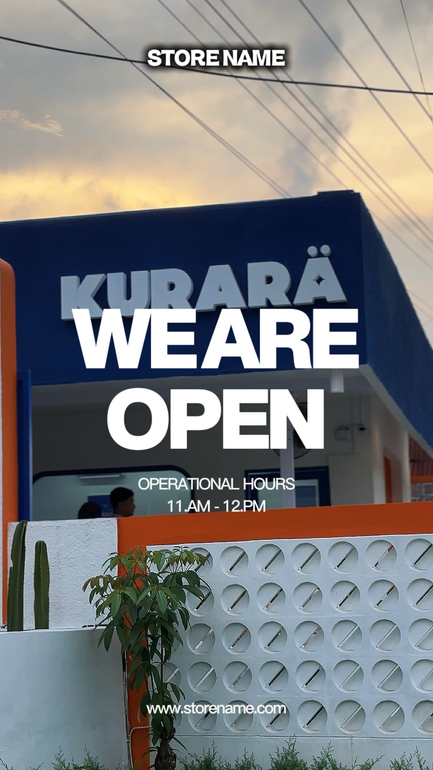 WE ARE OPEN 