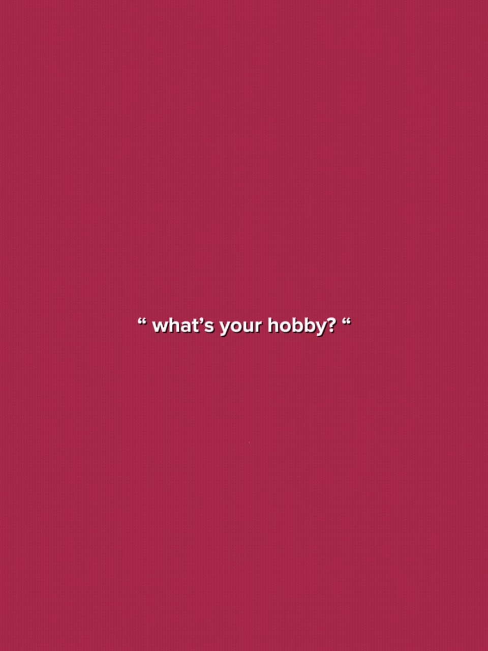 WhatsYourHobby