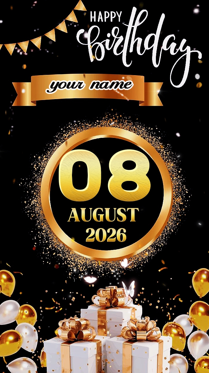 HBD 08 août 2026